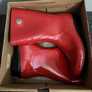 UGG Red Rain Boots